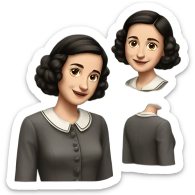 Anne Frank sticker
