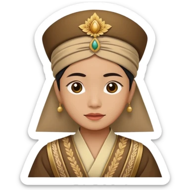 pakaian adat jogja (beskap dan blangkon) sticker