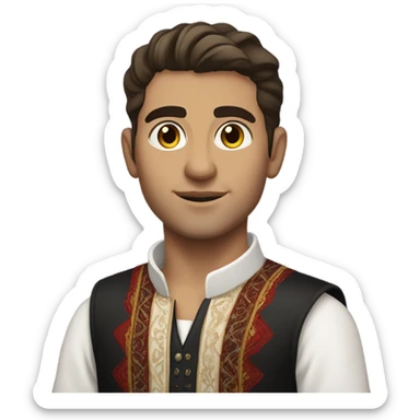 Albanian guy sticker