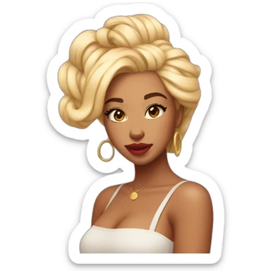 Paint the town red Doja Cat sticker