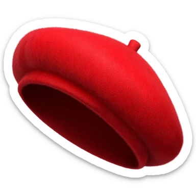 red beret sticker