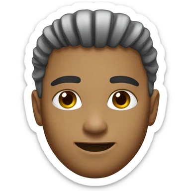 Ninja getting low taper fade sticker