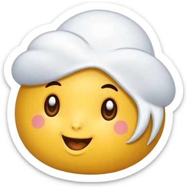 Una cebolla con una pegatina de que es nueva sticker