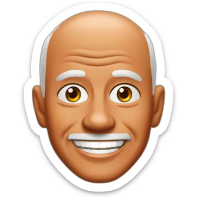 uncle ben african with baldness rice brand sticker