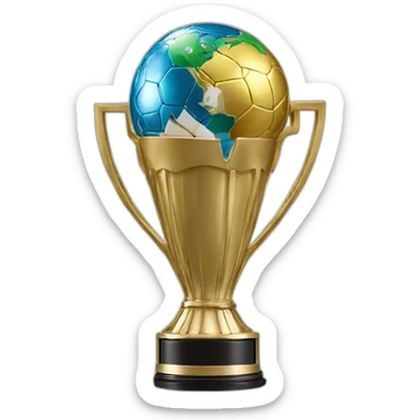 trofeu da copa do mundo sticker