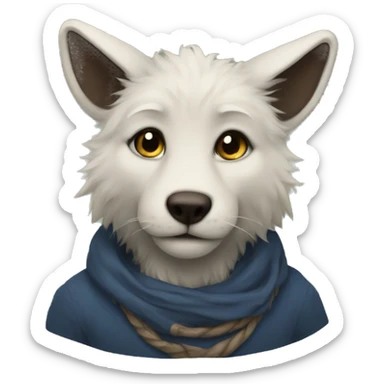 Furry therian  sticker