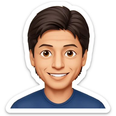 Shah rukh khan doing mew sticker