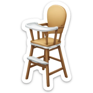 HIGH CHAIR sticker