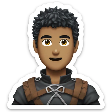 Berserk anime Guts character sticker