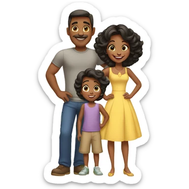 a disney themed family sticker