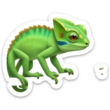camaleon sticker
