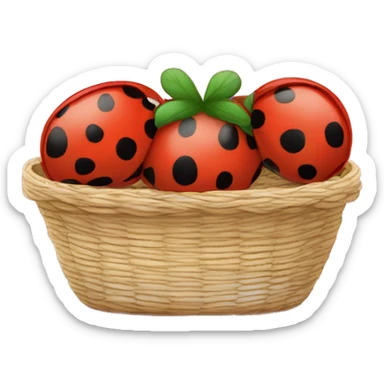 Coccinelle avec des baskets  sticker