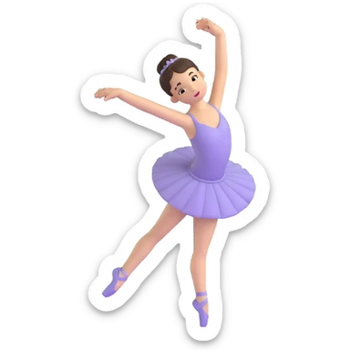 ballerina sticker