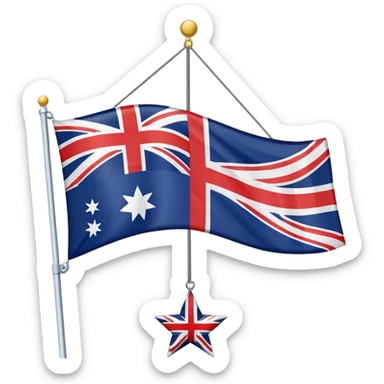 Australian flag  sticker