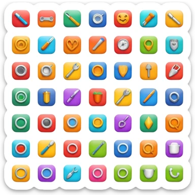 Development of language, tools and culture sticker