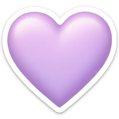 Pastel heart sticker