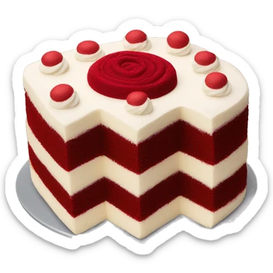red velvet cake sticker