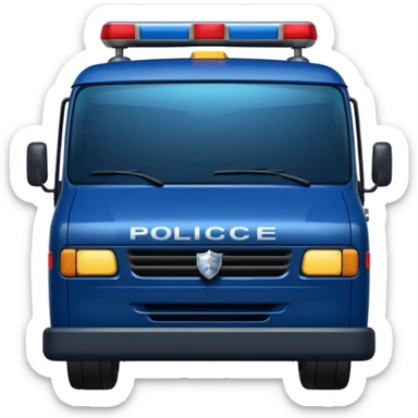 police van sticker