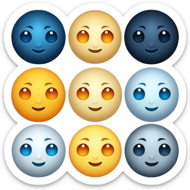 Moon Phases sticker
