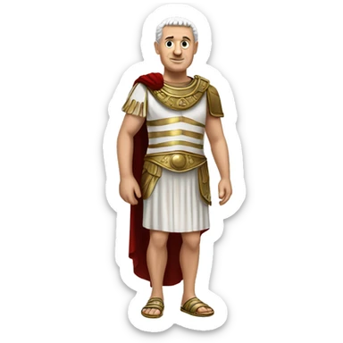 vespasian caesar full body sticker