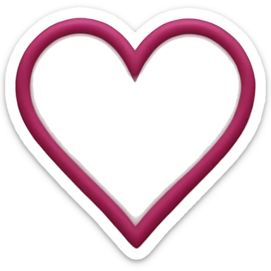 Heart sticker