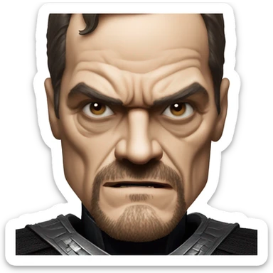 Michael Shannon General Zod angry face sticker