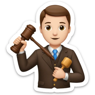 property auction, auctioneer sticker