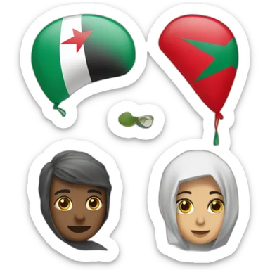 Palestine et turquie sticker