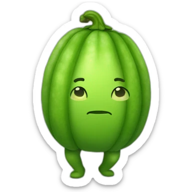 Having a cucumbber near my pants sticker