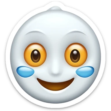 Un savon avec des gros yeux et un sourire sticker