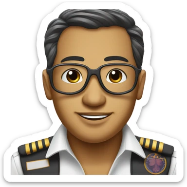 Pilot batik air sticker