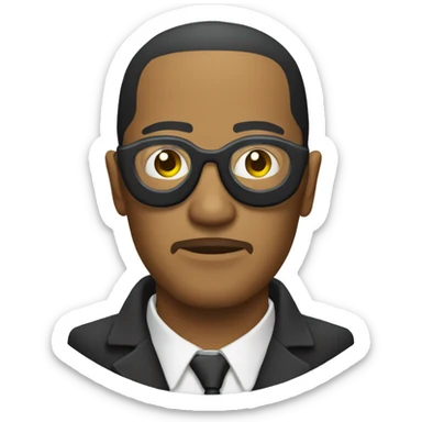 Gustavo fring with a eyepatch sticker