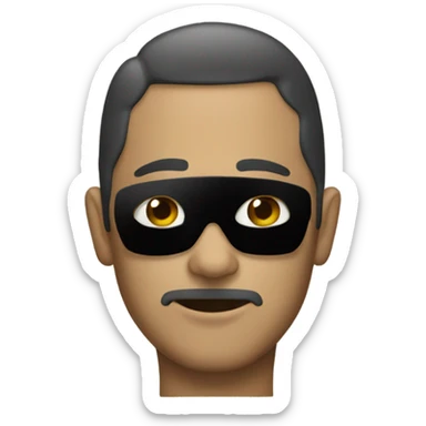 yn wearing shiesty mask sticker