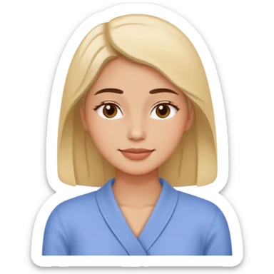 Perempuan lagi selfcare (tapi yang lebih ketutup) sticker