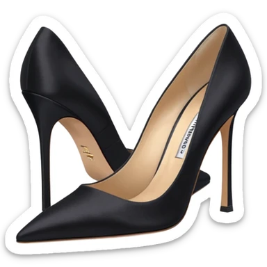 manolo blahink 90's satin pump sticker
