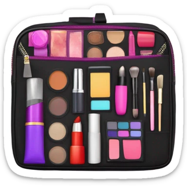 makeup bag sticker