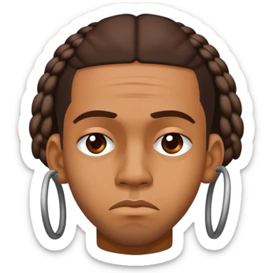 Sad and Stressed Reggaeton Music Singer sticker