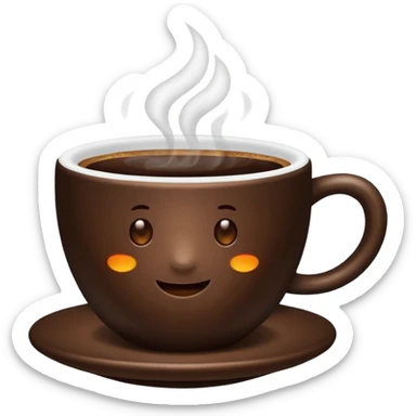 Kahve emeoji sticker