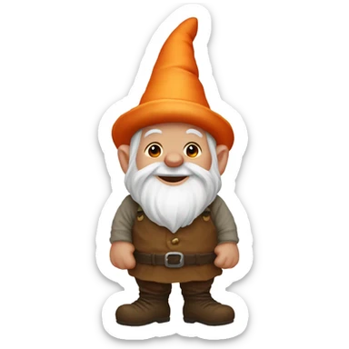 Thanksgiving gnome sticker