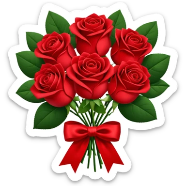 Dior Bouquet of roses  sticker