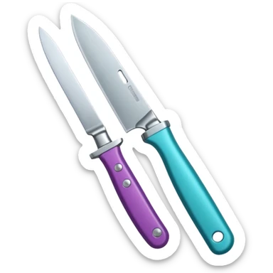 The knife from Hide and Seek Game 4 in Squid Game Season 3 sticker