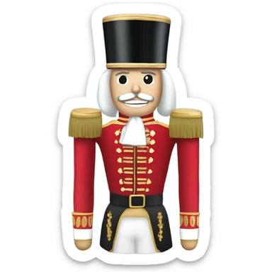 nutcracker with torso sticker