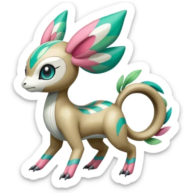 Meloetta-Trico-Palkia-Pokémon-Fakémon-creature sticker
