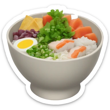 poke bowl sticker