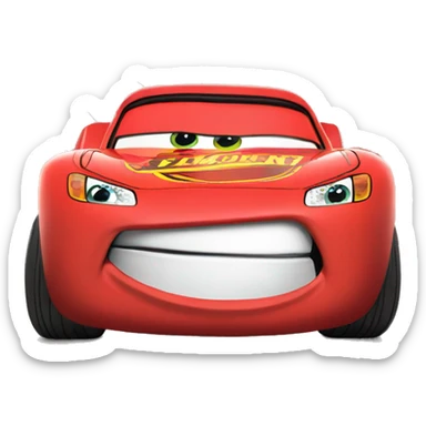 Lightning mcqueen sticker