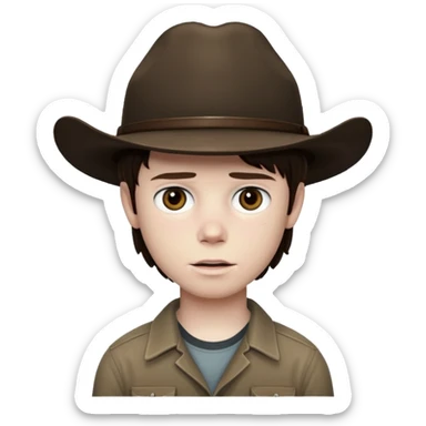 Carl grimes sticker