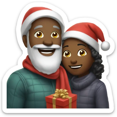 happy holiday moments together sticker