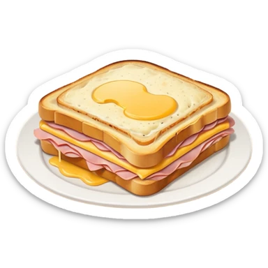croque monsieur sticker