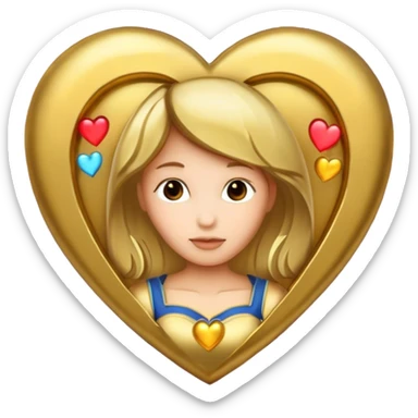 virgo hearts sticker