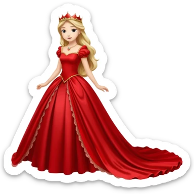 a red princess dress




























 sticker